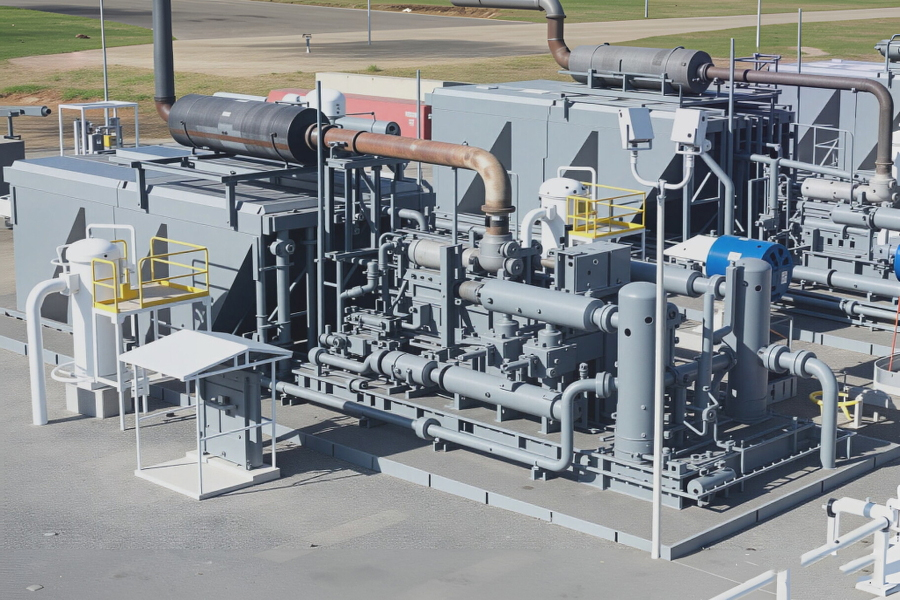 Natural gas compressor packages